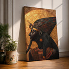 Nefertiti Egyptian Queen Wall Art Ancient Pharaoh Mythology Symbol Gift Living Room Home Decor