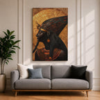 Nefertiti Egyptian Queen Wall Art Ancient Pharaoh Mythology Symbol Gift Living Room Home Decor