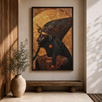 Nefertiti Egyptian Queen Wall Art Ancient Pharaoh Mythology Symbol Gift Living Room Home Decor