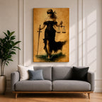 Lady Justice Legal Wall Art Themis Goddess Mythology Symbol Gift Office Study Home Decor
