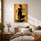 Lady Justice Legal Wall Art Themis Goddess Mythology Symbol Gift Office Study Home Decor
