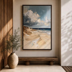 Beach Sand Dunes Coastal Wall Art Ocean Seascape Seaside Gift Living Room Home Decor