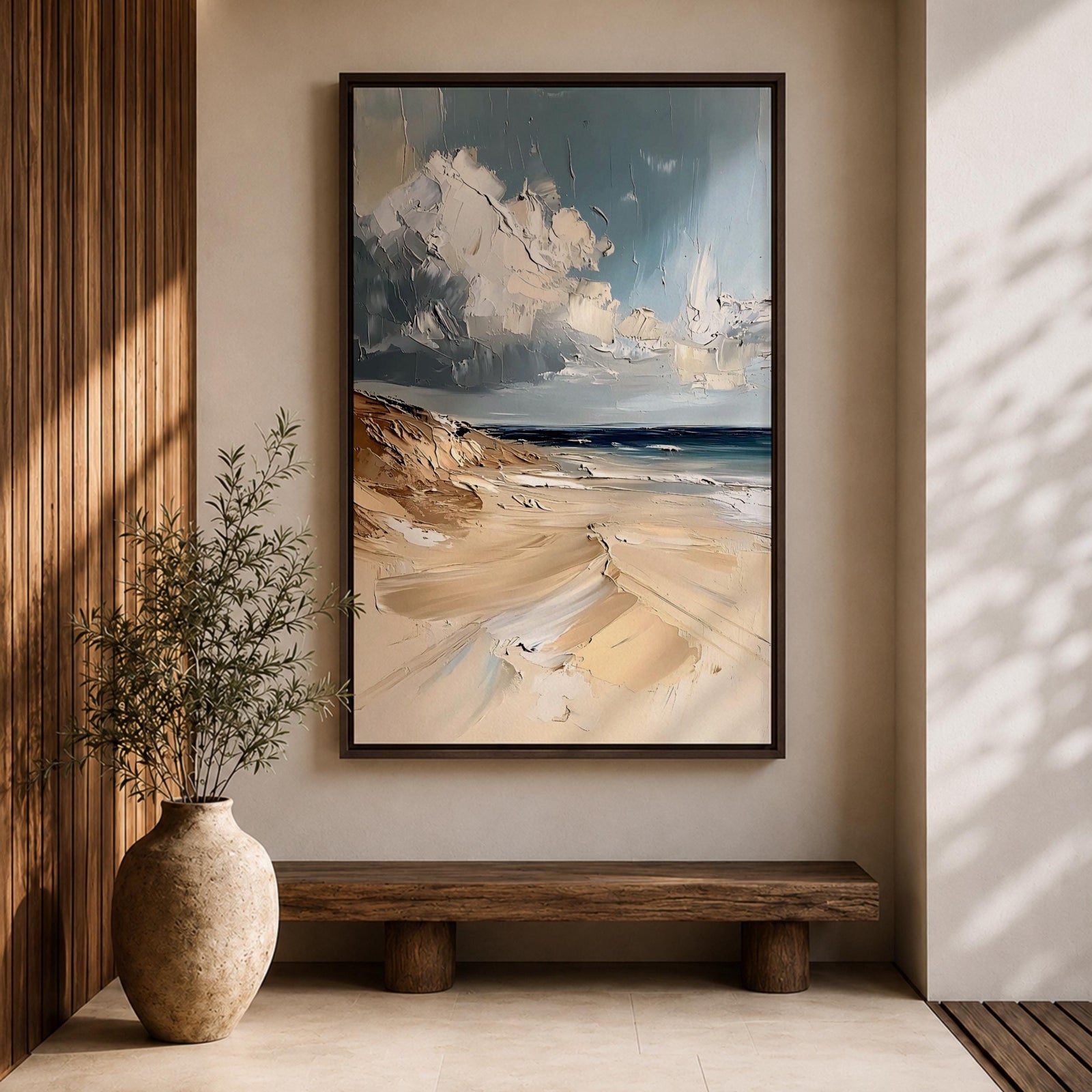 Beach Sand Dunes Coastal Wall Art Ocean Seascape Seaside Gift Living Room Home Decor
