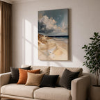 Beach Sand Dunes Coastal Wall Art Ocean Seascape Seaside Gift Living Room Home Decor
