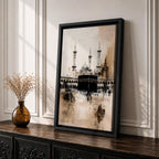 Kaaba Mecca Islamic Wall Art Masjid al Haram Religious Gift Prayer Room Home Decor
