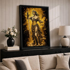 Lady Justice Goddess Wall Art Themis Greek Mythology Symbol Gift Law Office Home Decor