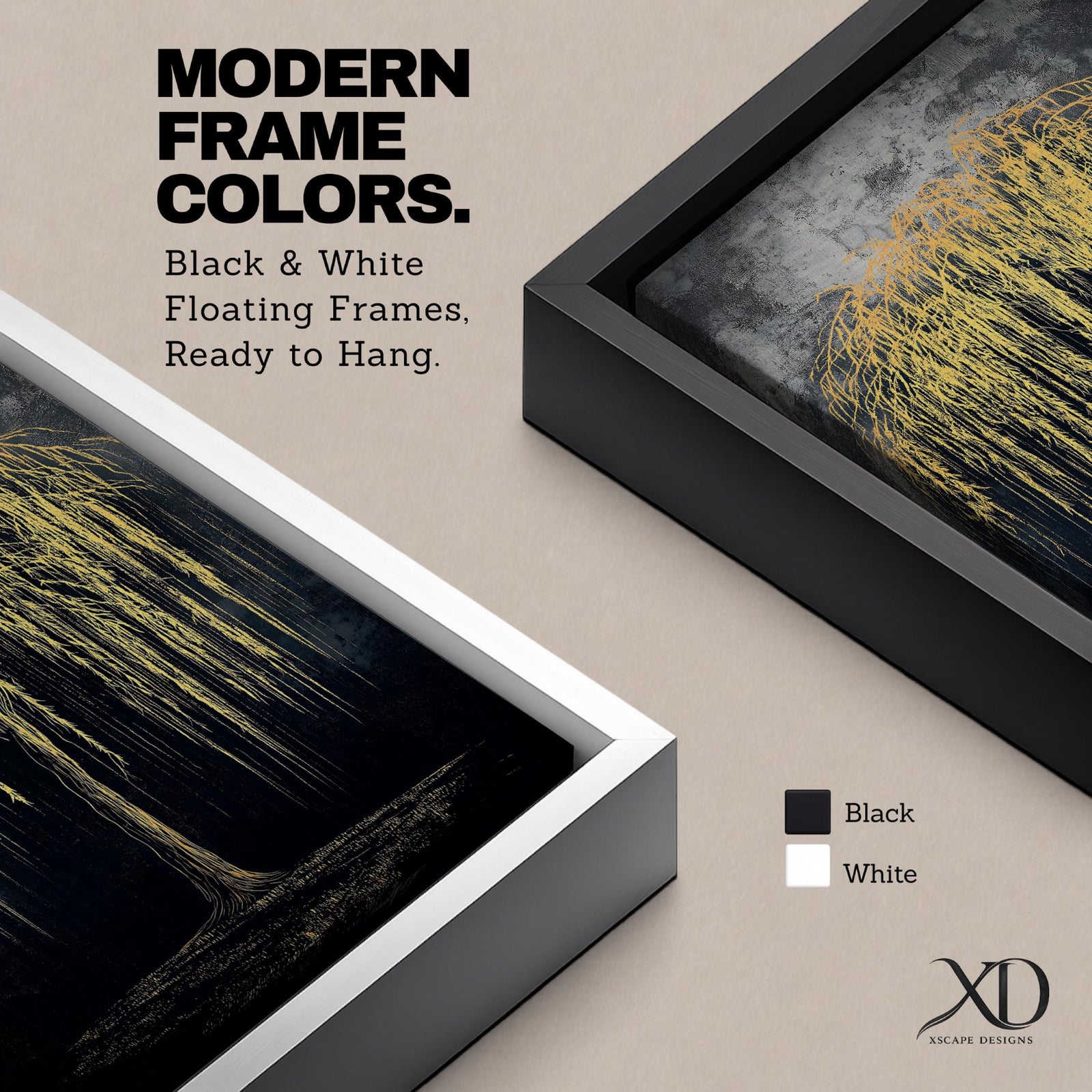 A vintage-style framed canvas wall art depicting a willow tree with long, flowing branches cascading downward. The artwork features textured, detailed line work creating a naturalistic yet stylized representation of the tree against a dark, textured background emphasizing the tree’s silhouette and form.