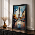 Eiffel Tower French Wall Art Paris City Abstract Travel Gift Living Room Home Decor