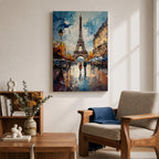Eiffel Tower French Wall Art Paris City Abstract Travel Gift Living Room Home Decor