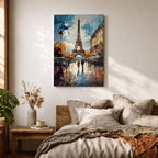 Eiffel Tower French Wall Art Paris City Abstract Travel Gift Living Room Home Decor