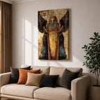 Tutankhamun Pharaoh Egyptian Wall Art King Tut Mythology Symbol Gift Living Room Home Decor