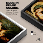 Painting of the Virgin Mary gently holding the sleeping baby Jesus in her arms, both figures shown with soft golden halos while Mary wears a green mantle and tenderly embraces the child, rendered in a traditional devotional style emphasizing the Madonna and Child composition with warm tones and classic Christian iconography.