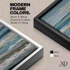 Create a calming retreat with this Ocean Wave Wall Art, featuring soft blue-gray coastal tones and layered abstract seascape textures. This serene canvas print captures the peaceful rhythm of the ocean, making it a beautiful addition to beach homes, bedrooms, living rooms, or coastal-inspired interiors.