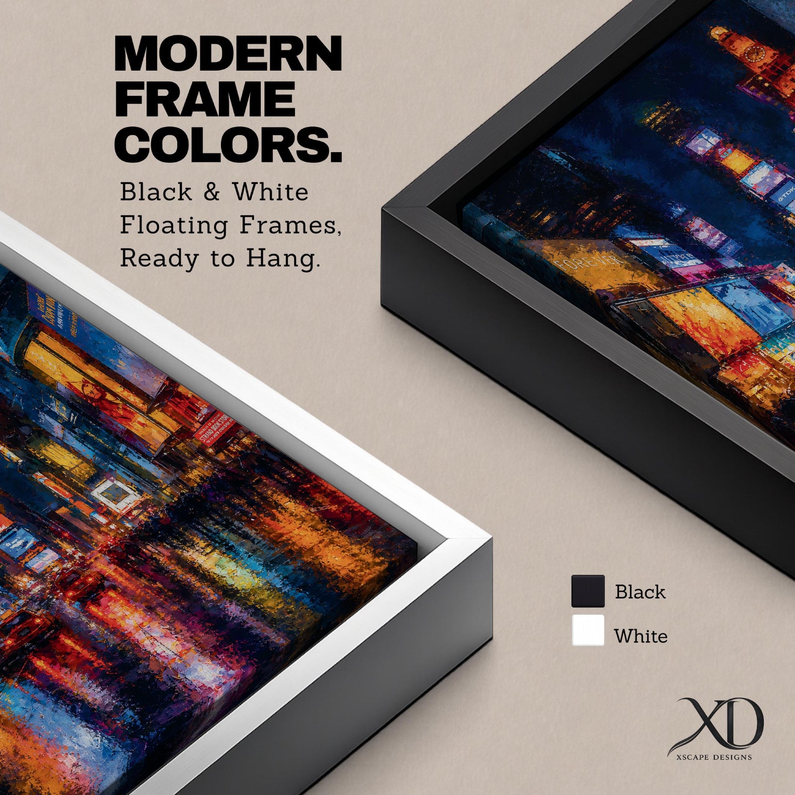 Bring the energy of Manhattan into your space with this Times Square Wall Art, featuring vibrant neon reflections shimmering across rain-soaked streets in a rich impressionist style. Bold city lights, expressive brushwork, and dramatic nighttime colors make this New York canvas a striking centerpiece for offices, lofts, and modern interiors.