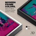 Make a bold statement with this Cowboy Wall Art, featuring a lone rider on horseback rendered in vivid teal and magenta expressionist brushstrokes. Dynamic movement, modern Western style, and striking contemporary colors create an unforgettable centerpiece for ranch homes, offices, and masculine interiors.