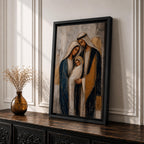 Celebrate faith and family with this Holy Family Wall Art, featuring Mary, Joseph, and the infant Jesus in a beautifully textured painterly style with elegant gold leaf-inspired accents. This timeless Catholic canvas print brings warmth, peace, and devotion to prayer rooms, home altars, churches, or living spaces.